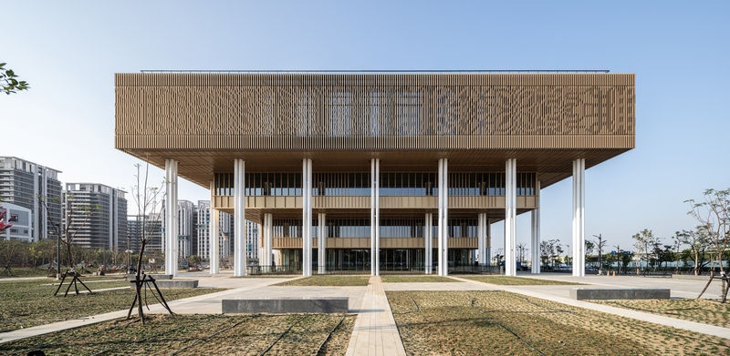 張瑪龍陳玉霖聯合建築師事務所；台南市立圖書館；台南永康；公共空間；Mecanoo