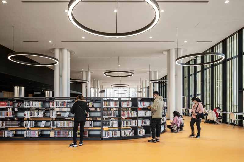 張瑪龍陳玉霖聯合建築師事務所；台南市立圖書館；台南永康；公共空間；Mecanoo