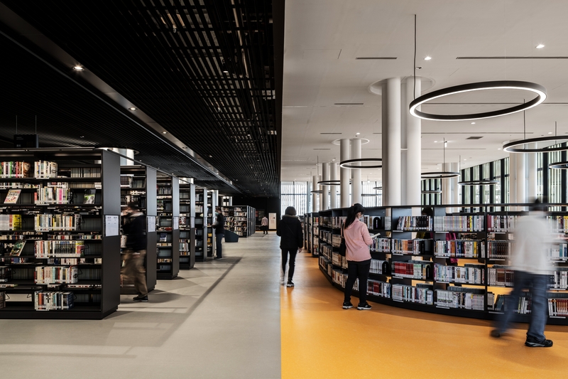 張瑪龍陳玉霖聯合建築師事務所；台南市立圖書館；台南永康；公共空間；Mecanoo