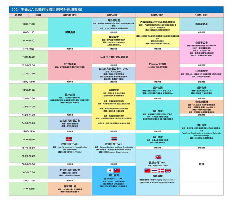 台灣國際室內設計博覽會；設計台灣；展覽