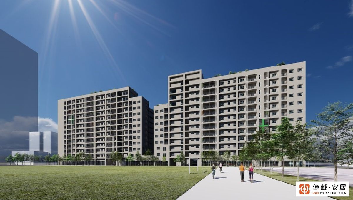 低碳建築工法；住都中心；社會住宅