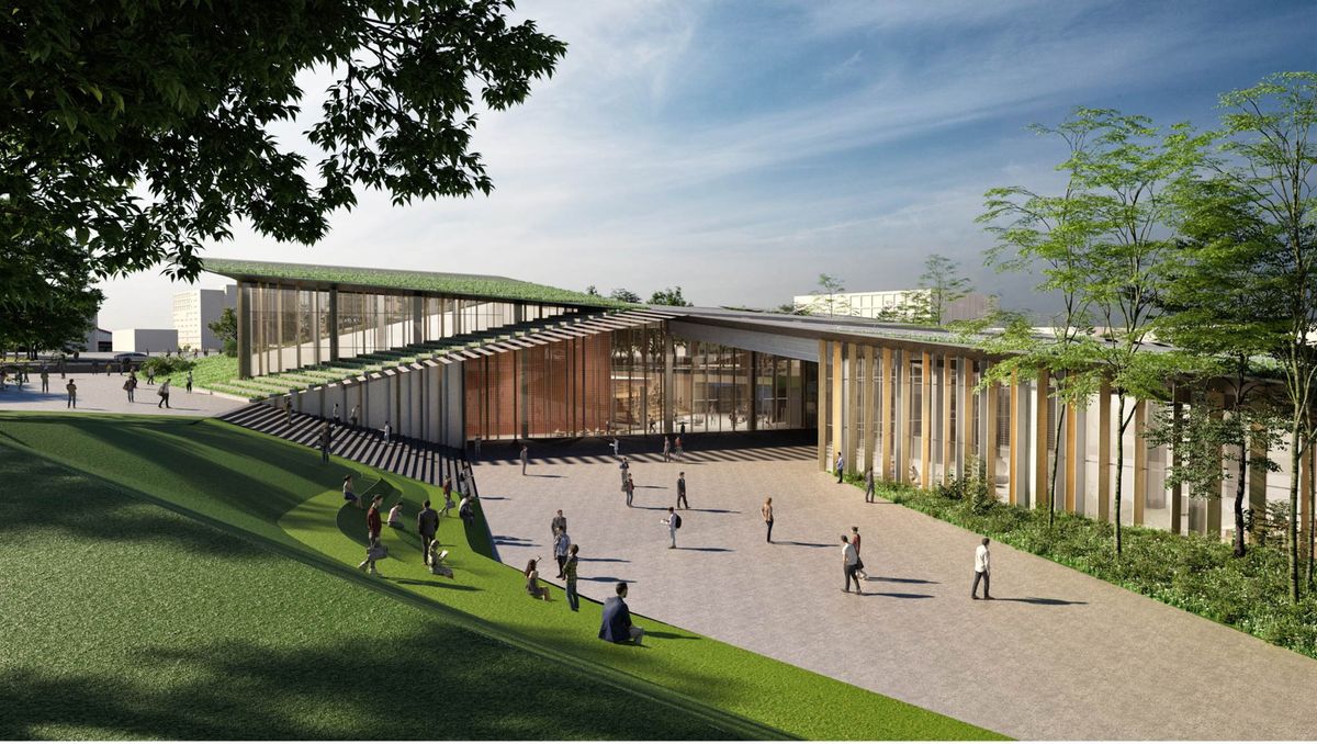 隈研吾；逢甲大學共善樓；地景建築