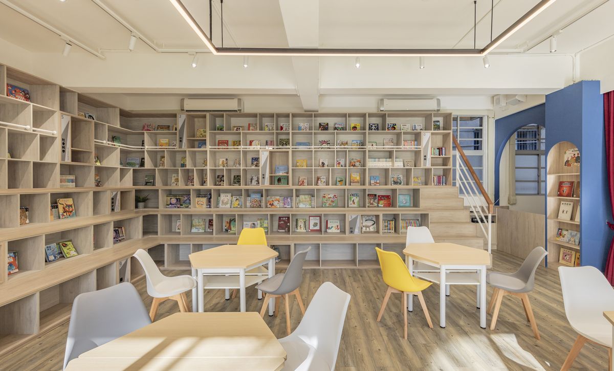 3+2 Design Studio；學校；圖書館；室內設計