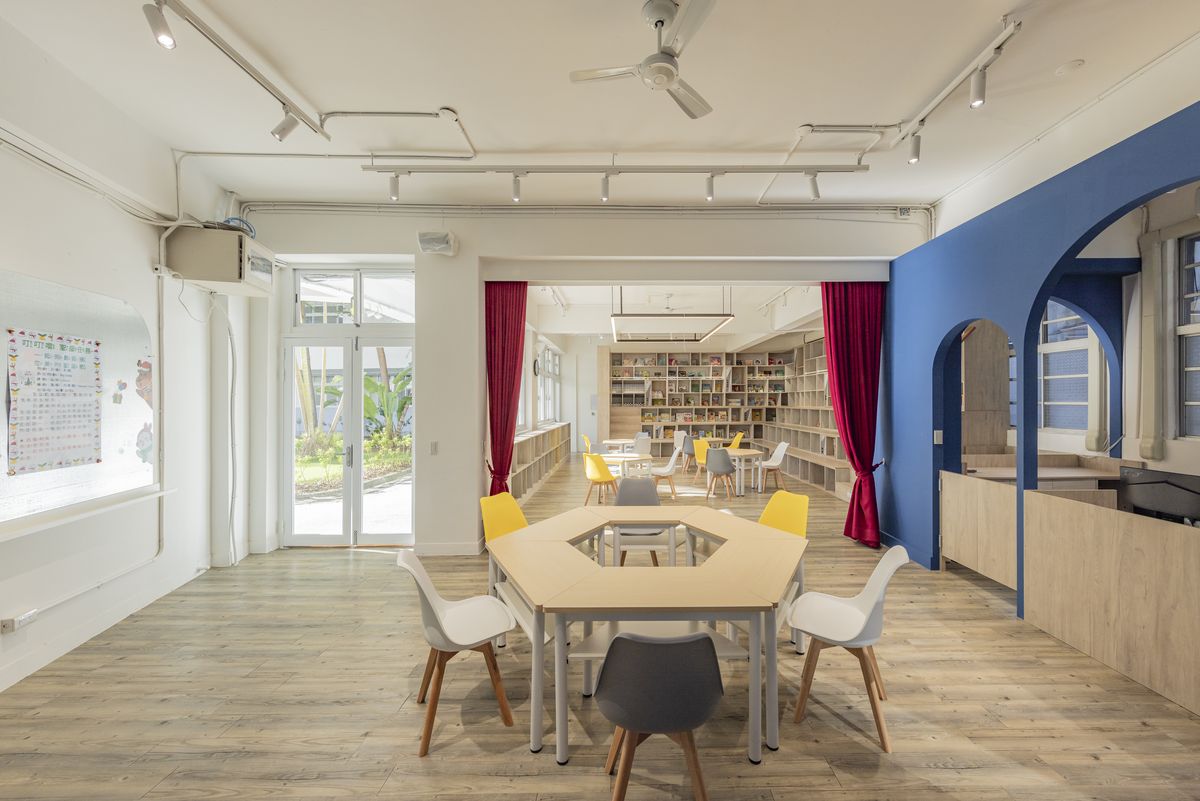 3+2 Design Studio；學校；圖書館；室內設計