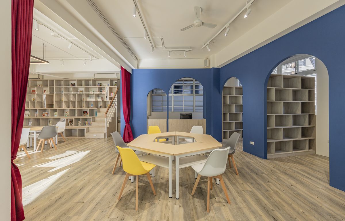 3+2 Design Studio；學校；圖書館；室內設計